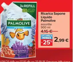 Carrefour Ricarica Sapone Liquido Palmolive offerta
