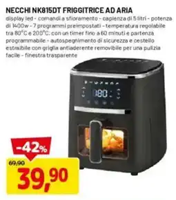 DPiù Necchi nk815dt friggitrice ad aria offerta