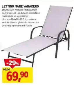 DPiù Lettino mare varadero offerta