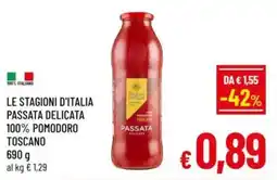 A&O Le stagioni d'italia passata delicata 100% pomodoro toscano offerta