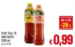 A&O Fuze tea, tè vari gusti offerta
