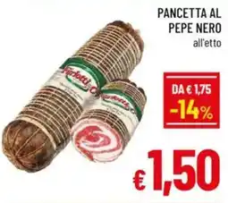 A&O Pancetta al pepe nero offerta