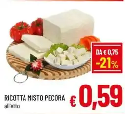 A&O Ricotta misto pecora all'etto offerta