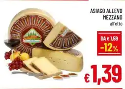 A&O Asiago allevo mezzano offerta