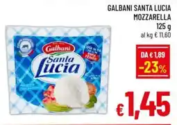 A&O Galbani santa lucia mozzarella offerta