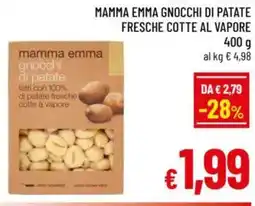A&O Mamma emma gnocchi di patate fresche cotte al vapore offerta