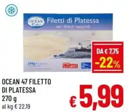 A&O OceOCEAN Filetti di Platessa letto di platessa offerta