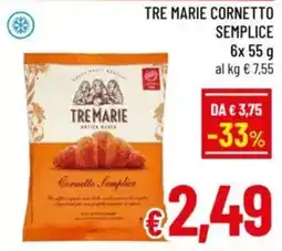 A&O Tre marie cornetto semplice offerta