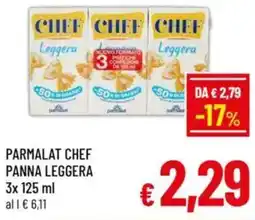 A&O Parmalat chef panna leggera offerta