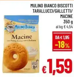 A&O Mulino bianco biscotti tarallucci/galletti/ macine offerta