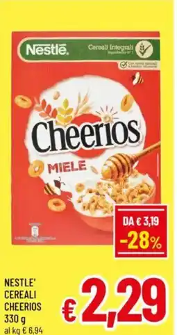 A&O Nestle' cereali cheerios offerta