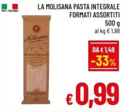 A&O La molisana pasta integrale formati assortiti offerta