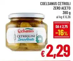 A&O Coelsanus cetrioli zero aceto offerta