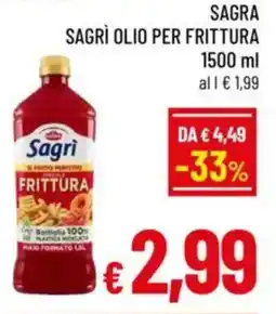 A&O Sagra sagrìolio per frittura offerta