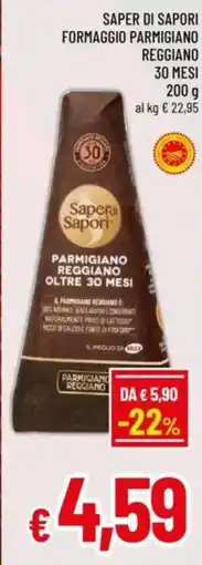 A&O Saper di sapori formaggio parmigiano 30 mesi offerta