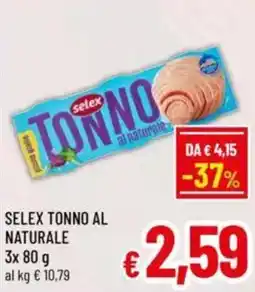 A&O Selex tonno al naturale offerta