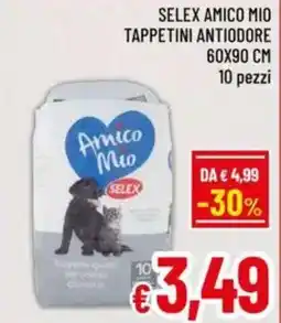A&O Selex amico mio tappetini antiodore 60X90 CM 10 pezzi offerta