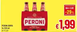 A&O PERONI birra offerta