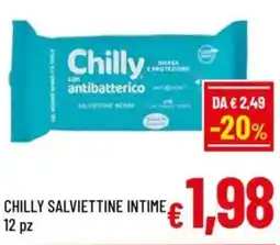 A&O Chilly salviettine intime 12 pz offerta