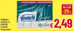 A&O Tenderly fazzoletti comfort classici 30 pacchetti offerta