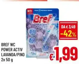 A&O Bref wc power activ lavanda/pino offerta