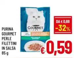 A&O Purina gourmet perle filettini in salsa offerta