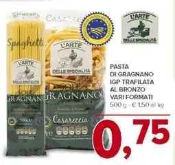 Todis Pasta di gragnano igp trafilata al bronzo vari formati offerta