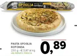 Todis Pasta sfoglia ROTONDA offerta