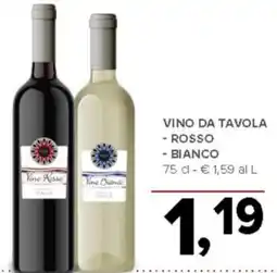 Todis Vino da tavola - rosso - bianco offerta
