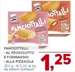 Todis Panciottelli - al prosciutto e formaggio - alla pizzaiola offerta