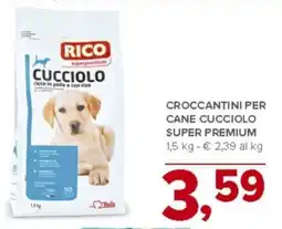 Todis Croccantini per cane cucciolo super premium RICO offerta