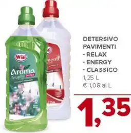 Todis Wial Detersivo pavimenti - relax - energy - classico offerta