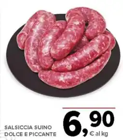 Todis Salsiccia suino dolce e piccante offerta
