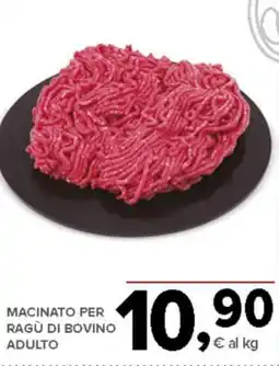 Todis Macinato per ragù di bovino adulto offerta