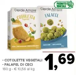 Todis Verde Amore Cotolette vegetali -falafel di ceci offerta
