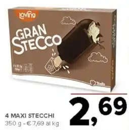 Todis 4 maxi stecchi Loving offerta