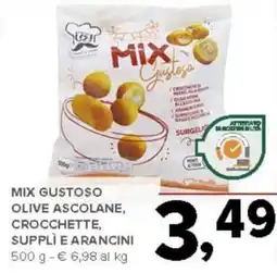 Todis Mix gustoso olive ascolane, crocchette, supplì e arancini offerta