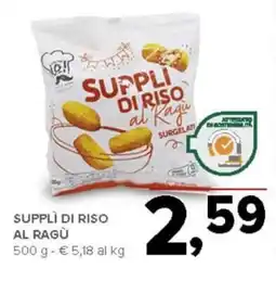 Todis Supplì di riso al ragù offerta