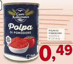 Todis Polpa di pomodoro Cuore Mediterranco offerta