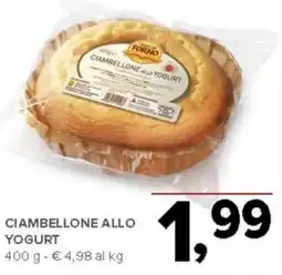 Todis Ciambellone allo yogurt FORNO offerta