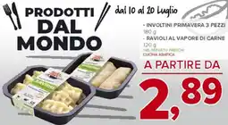 Todis - involtini primavera 3 pezzi - ravioli al vapore di carne offerta