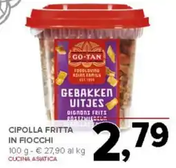 Todis GO-TAN Cipolla fritta in fiocchi offerta