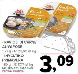 Todis Ravioli di carne al vapore - involtino primavera offerta