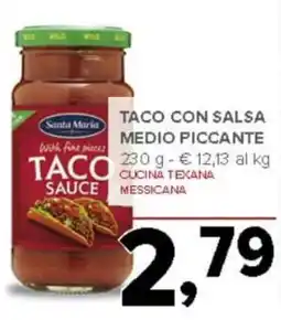 Todis Santa Maria Taco con salsa medio piccante offerta