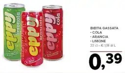 Todis eppy Bibita gassata - cola - arancia - limone offerta