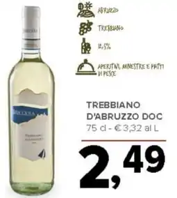 Todis Trebbiano d'abruzzo DOC offerta