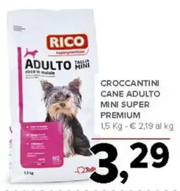 Todis RICO Croccantini cane adulto mini super premium offerta