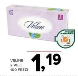 Todis Veline 2 veli 100 pezzi offerta
