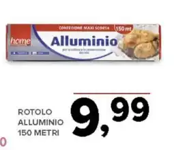 Todis Rotolo alluminio 150 metri offerta