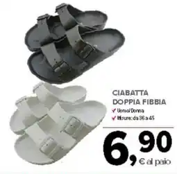 Todis Ciabatta doppia fibbia offerta